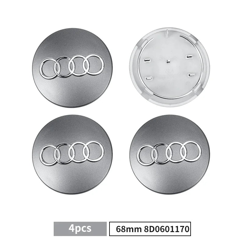 CarTech1 wielnaafdop geschikt voor Audi - close-up logo