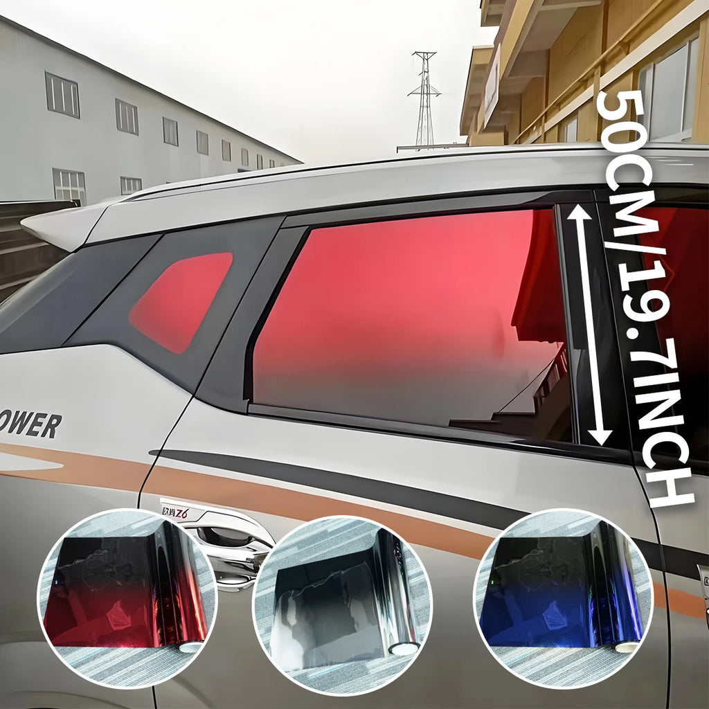 CarTech1 gradient raamfolie - op voorruit aangebracht