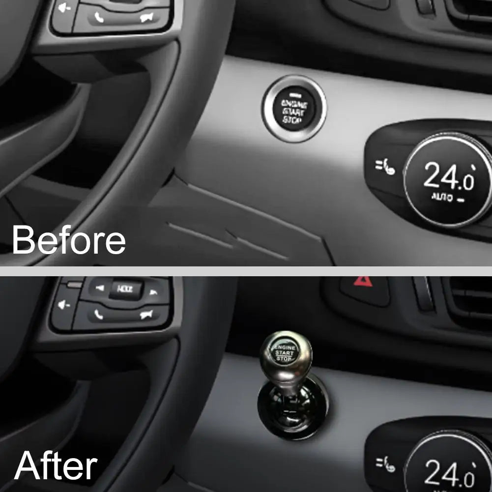 CarTech1 start-stopknop cover - grijs
