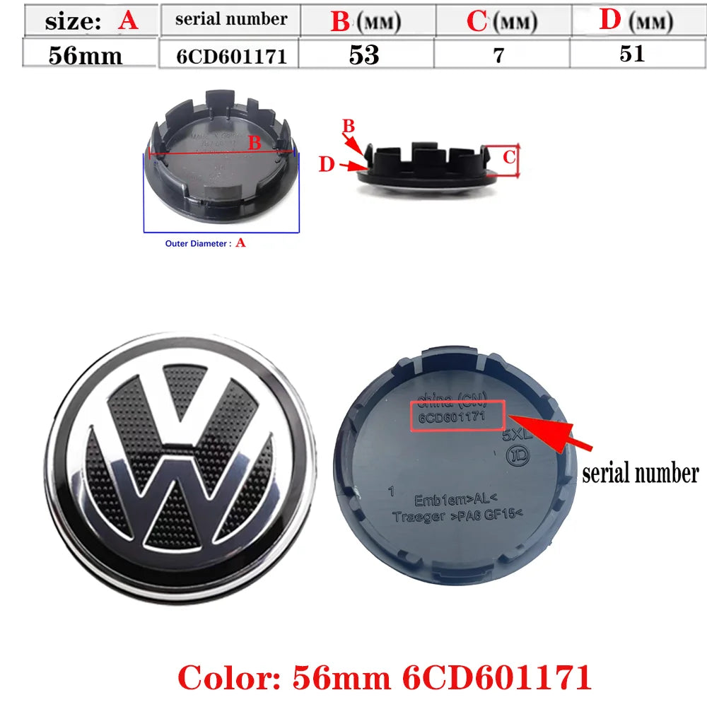 CarTech1 3D wielnaaf-embleem sticker - op auto gemonteerd
