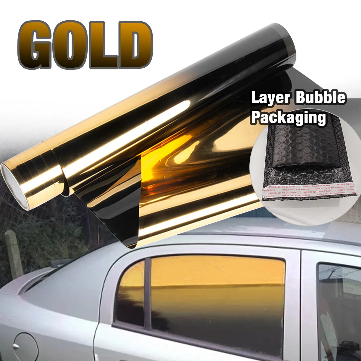 CarTech1 gradient raamfolie - kleur groen