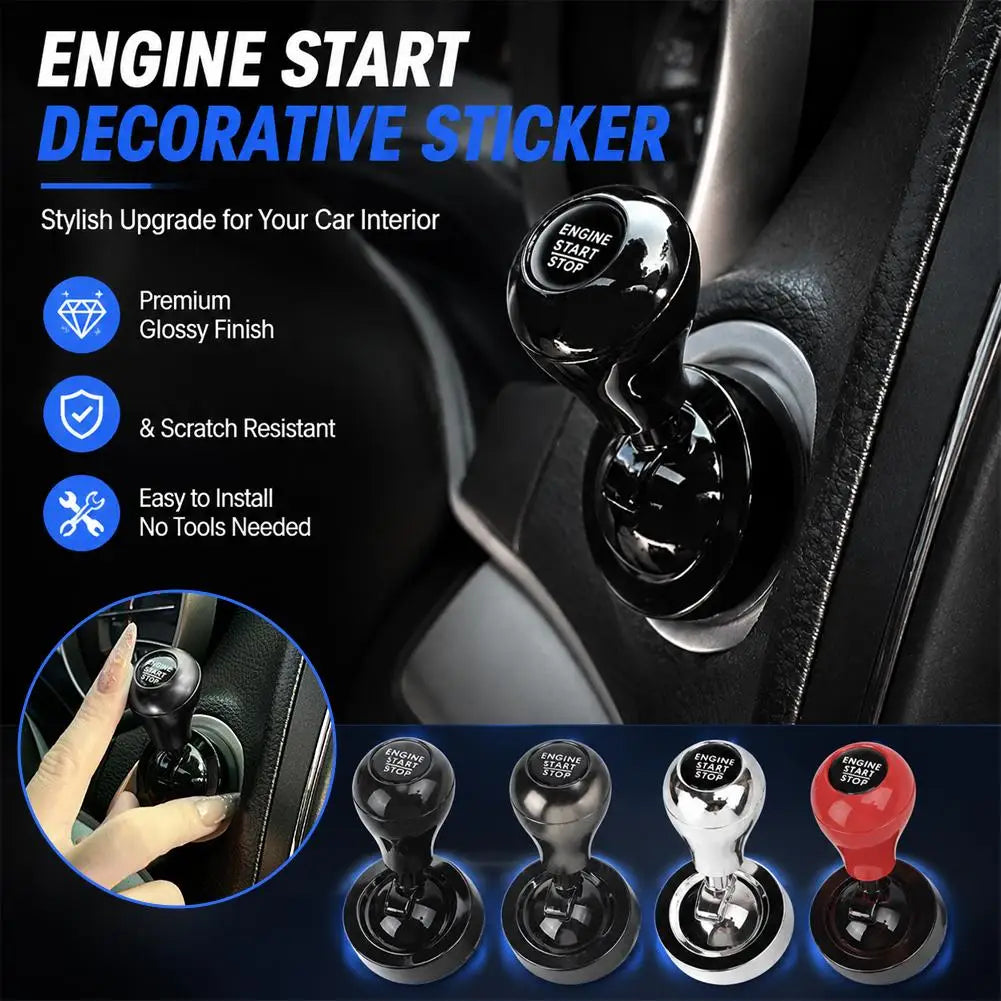CarTech1 start-stopknop cover - zilver
