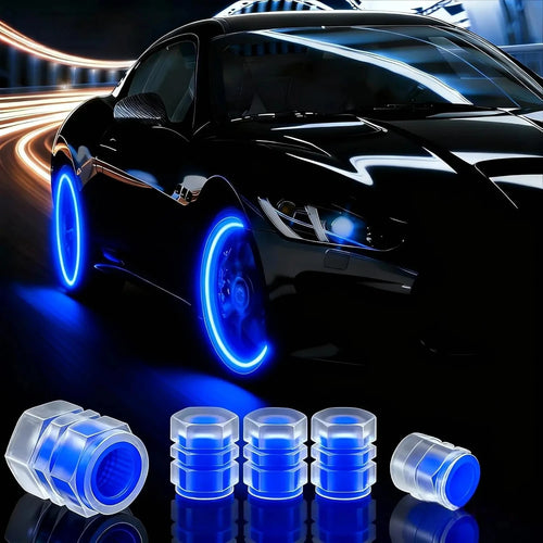 CarTech1 lichtgevende ventieldopjes - overzichtsfoto set van 10