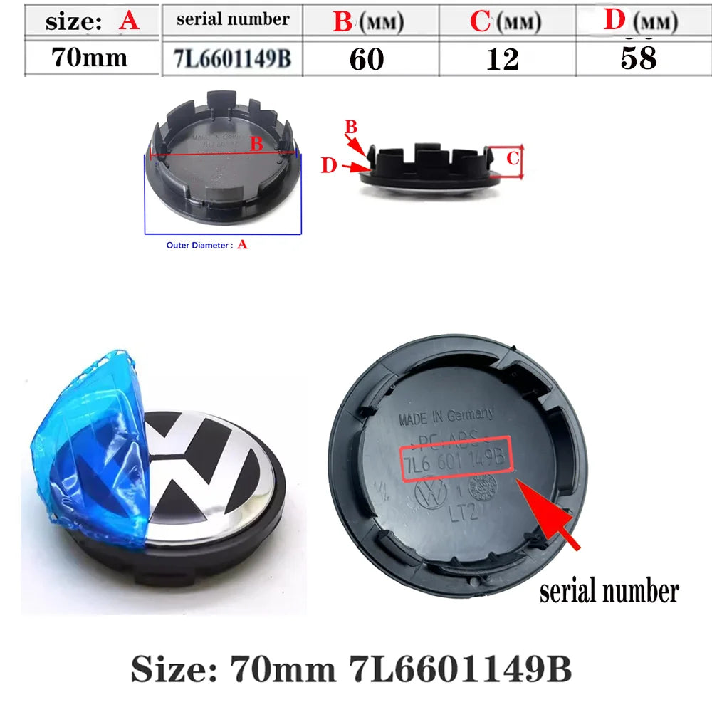 CarTech1 3D wielnaaf-embleem sticker - verpakking