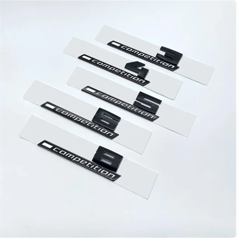 CarTech1 3D ABS Competition M-embleem sticker voor kofferklep - geschikt voor BMW M1 t/m M8 modellen