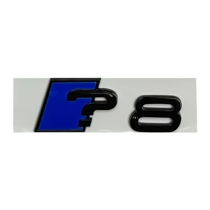 CarTech1 zijafwerking letterstickers voor kofferklep - geschikt voor Audi A3, A4, A5, A6, A7 en A8 modellen