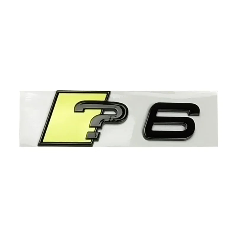 CarTech1 zijafwerking letterstickers voor kofferklep - geschikt voor Audi A3, A4, A5, A6, A7 en A8 modellen