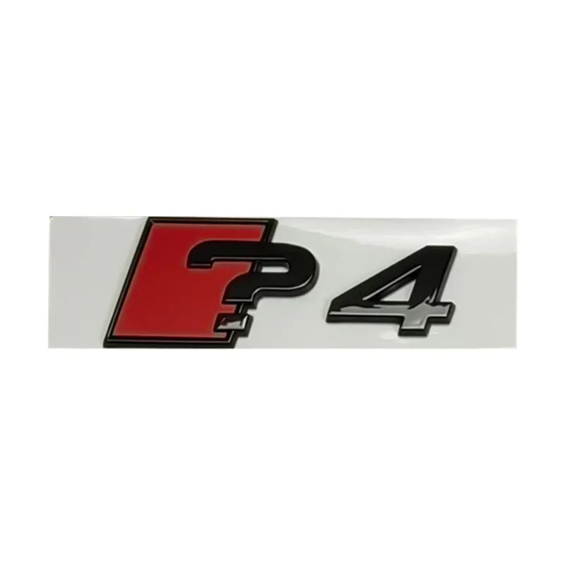 CarTech1 zijafwerking letterstickers voor kofferklep - geschikt voor Audi A3, A4, A5, A6, A7 en A8 modellen