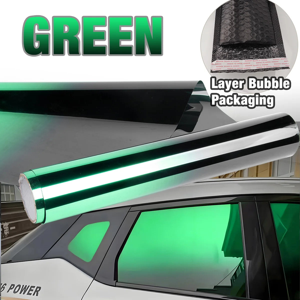 CarTech1 gradient raamfolie - montagevoorbeeld