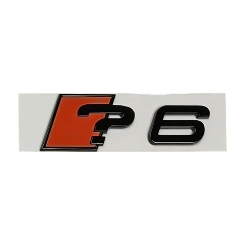 CarTech1 zijafwerking letterstickers voor kofferklep - geschikt voor Audi A3, A4, A5, A6, A7 en A8 modellen