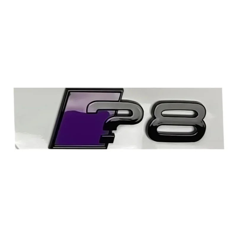 CarTech1 zijafwerking letterstickers voor kofferklep - geschikt voor Audi A3, A4, A5, A6, A7 en A8 modellen